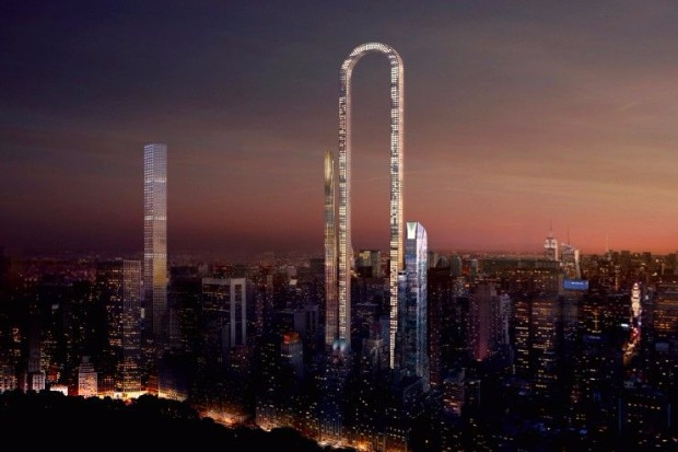 นิวยอร์กเตรียมสร้างตึกสูงที่สุดในโลก ด้วยดีไซน์ตัวยูคว่ำ