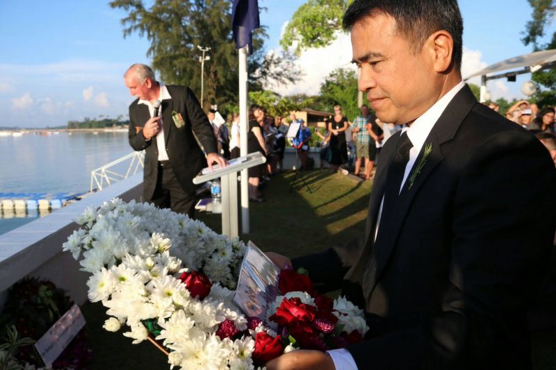 สถานกงสุลออสเตรเลียประจำจังหวัดภูเก็ต จัดงานวันรำลึกทหารผ่านศึกออสเตรเลีย -นิวซีแลนด์อย่างสมเกียรติ