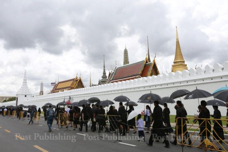 สำนักพระราชวังเปิดให้เข้ากราบพระบรมศพตลอด24ชม.จนถึง5ต.ค.นี้