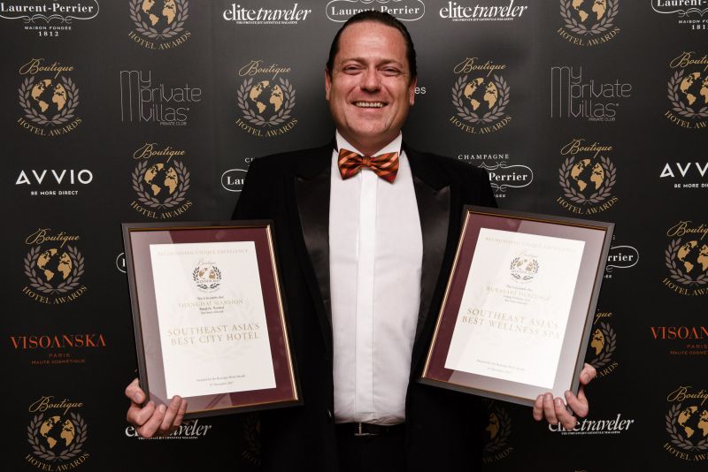 บุราส่าหรีกรุ๊ป สร้างชื่อระดับโลกรับ 2 รางวัลใหญ่จาก THE WORLD BOUTIQUE HOTEL AWARDS