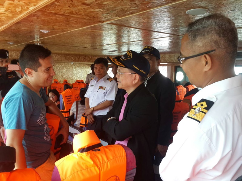 รองอธิบดีกรมเจ้าท่า ตรวจความพร้อมท่าเรือรัษฏา สร้างความเชื่อมั่นด้านความปลอดภัยช่วงปีใหม่
