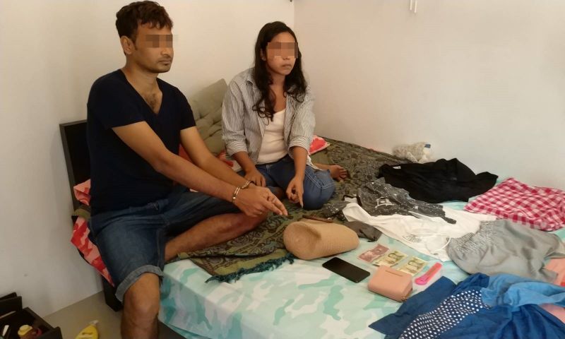 รวบคู่รักชาวอินเดีย-ปากีสถาน วิ่งราวทรัพย์สองนักท่องเที่ยวสาวชาวจีน