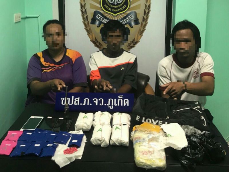 รวบ 3 ผู้ต้องหาพร้อมยาบ้า 12,000 เม็ด วางแผนขึ้นบัสนัดเพื่อนรับลงเรือหลบด่าน