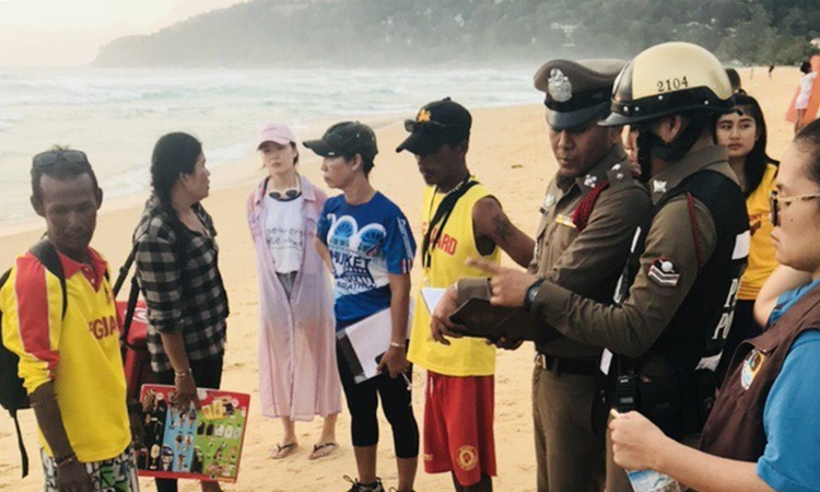 คลื่นซัดหนุ่มอินโดจมน้ำหายหาดกะรน เพื่อนหญิงชาวยูเครนปลอดภัย