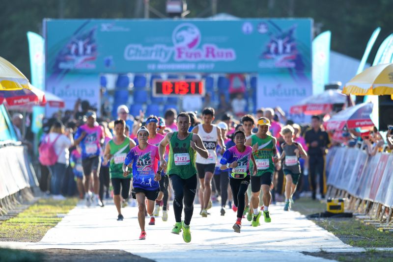 งานวิ่งการกุศลลากูน่าภูเก็ตไตร ครั้งที่ 25 “วิ่งมหาสนุก ส่งสุขให้น้อง” ระดมทุนช่วยเหลือเด็กกำพร้า 400 ชีวิต