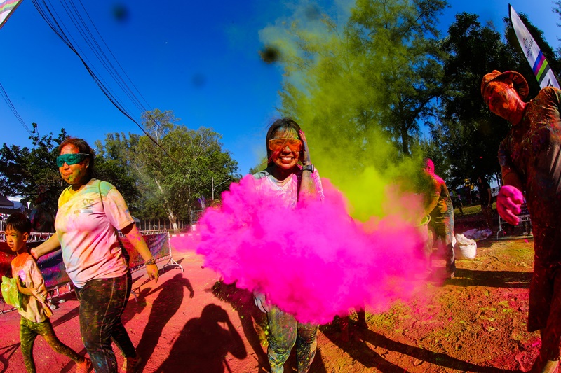 ขอบคุณภาพจาก ธัญญปุระ Colour Fun Run Contest