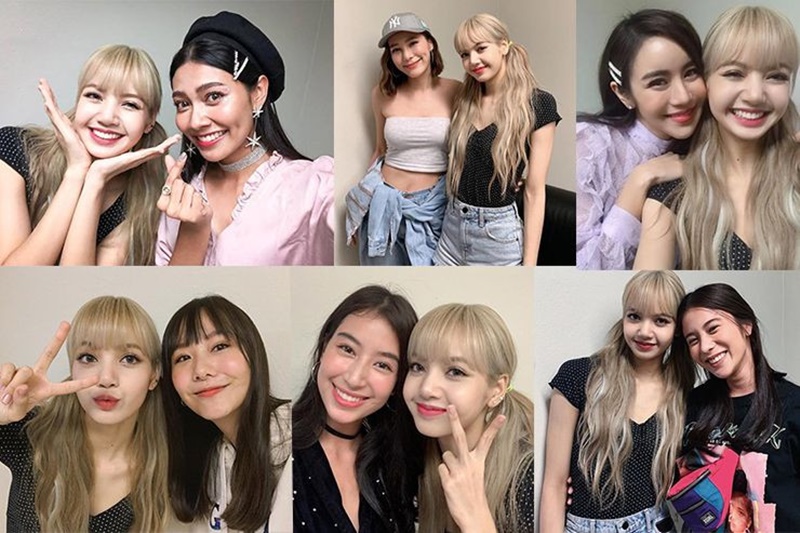 กำลังใจล้น! คนบันเทิงแห่ถ่ายรูปคู่ “ลิซ่า BLACKPINK” หลังเวทีคอนเสิร์ต