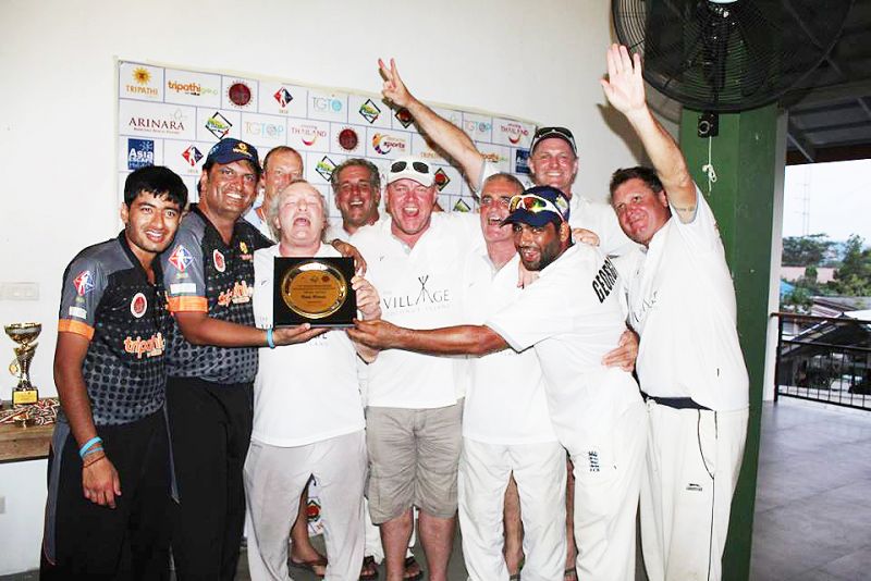 Village Cricket Team จากภูเก็ต ผู้ชนะ ถ้วย 7's Plate Winners 2018