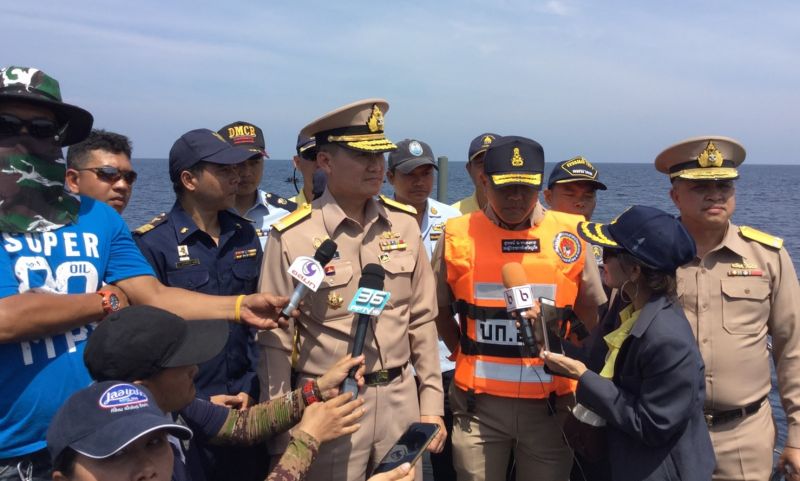 ทัพเรือภาคที่ 3 ร่วมกับจังหวัดภูเก็ตแถลงข่าว ความสำเร็จปฎิบัติการลากบ้านลอยน้ำ