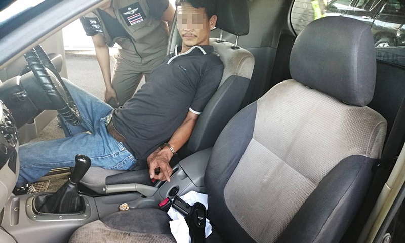รวบผัวเก่าปืนเดือดยิงดับผัวใหม่ เมียเจ็บจากพัทลุง คาด่านตรวจภูเก็ตค้นรถพบปืน ยาบ้า กระสุน