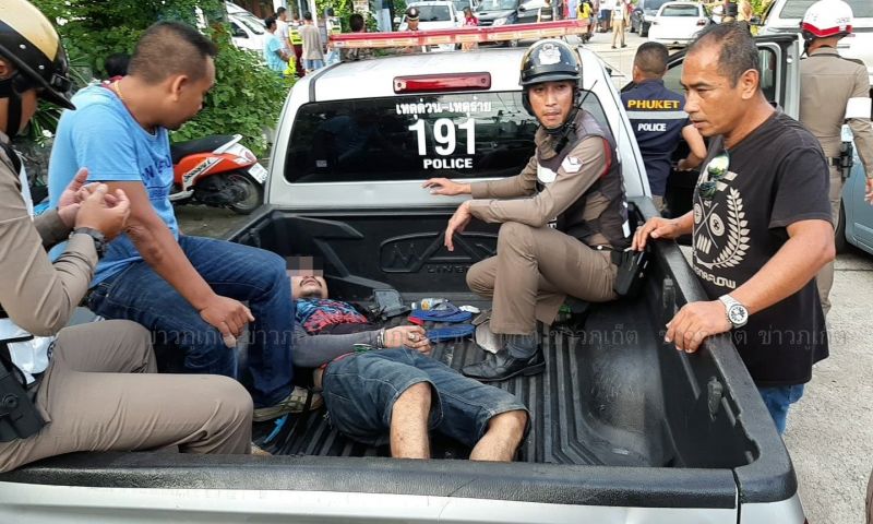 ตร.ฉลอง ตั้งข้อหาหนุ่มตรังปืนเดือด 6 กระทง ยึดของกลาง ปืน กระสุน ยาเสพติด มีด