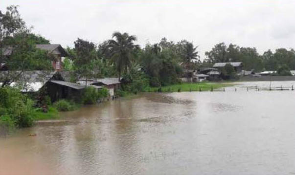 อุบลราชธานี ฝนตกหนักน้ำไหลหลากเข้าท่วม 169 หมู่บ้าน