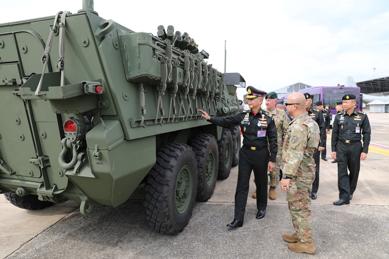 พิธีส่งมอบยานเกราะล้อยางลำเลียงพลทหารราบ Stryker-RTA ICV ให้แก่กองทัพบกไทย 2562