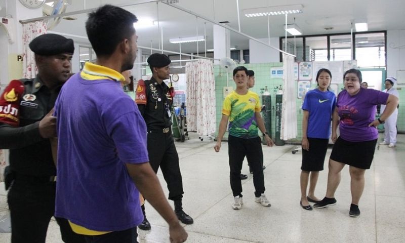 กระบี่เก๋ ซ้อมแผนรับมือความรุนแรงในห้องฉุกเฉิน