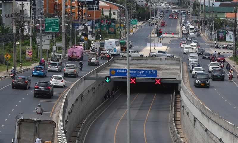 ปิดทางลอดแยกดาราสมุทรคืนวันเสาร์ 8 ชั่วโมง