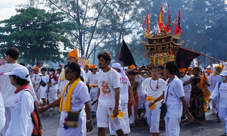 กำหนดการแห่พระรอบเมืองภูเก็ต และพิธีลุยไฟของแต่ละศาลเจ้า