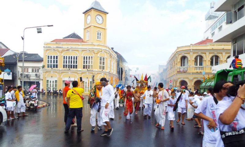 แห่พระภูเก็ต 62 ศาลเจ้าสะปำ บางคู ภาพ เอกภพ ทองทับ