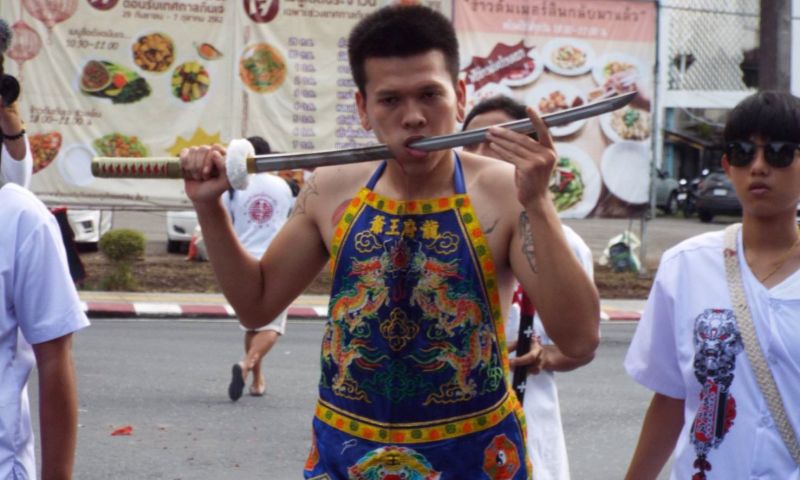 แห่พระภูเก็ต 62 ศาลเจ้าสะปำ บางคู ภาพ เอกภพ ทองทับ