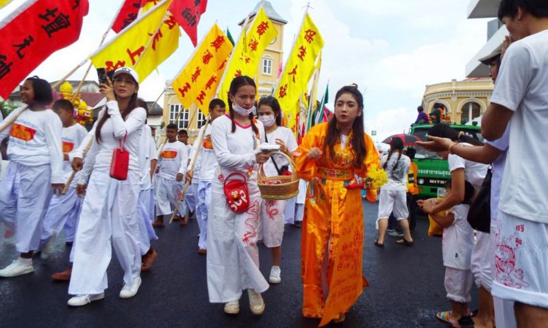 แห่พระภูเก็ต 62 ศาลเจ้าสะปำ บางคู ภาพ เอกภพ ทองทับ