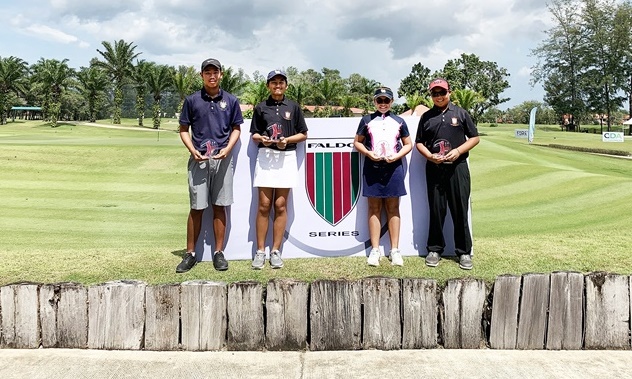 เหนือ U16 Boys winner, ฝ้าย U13 Girls winner,  U11 Girls winner หลุยส์ และ U11 Boys winner ฮาร์ท