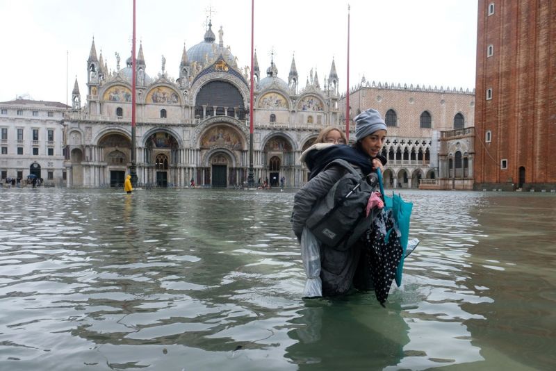 มรดกโลกเสี่ยงจมน้ำหลังน้ำท่วมเวนิสสูงสุดในรอบ 53 ปี