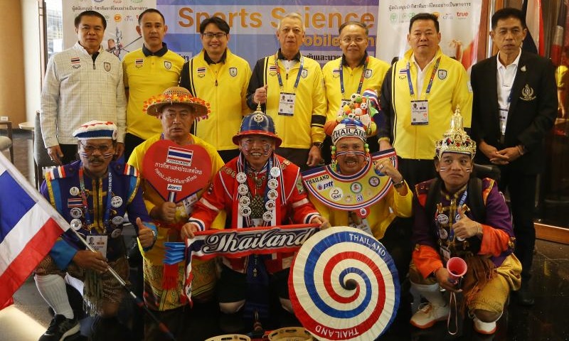 รมว.พิพัฒน์ นำทีมเชียร์และให้กำลังใจ นักกีฬาไทยในซีเกมส์ “ฟิลิปปินส์ 2019”