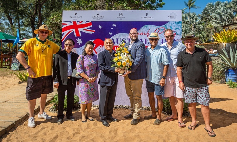 กลุ่มโรงแรมชั้นนำหาดไม้ขาว จัดงานเฉลิมฉลองเทศกาลวันชาติออสเตรเลีย