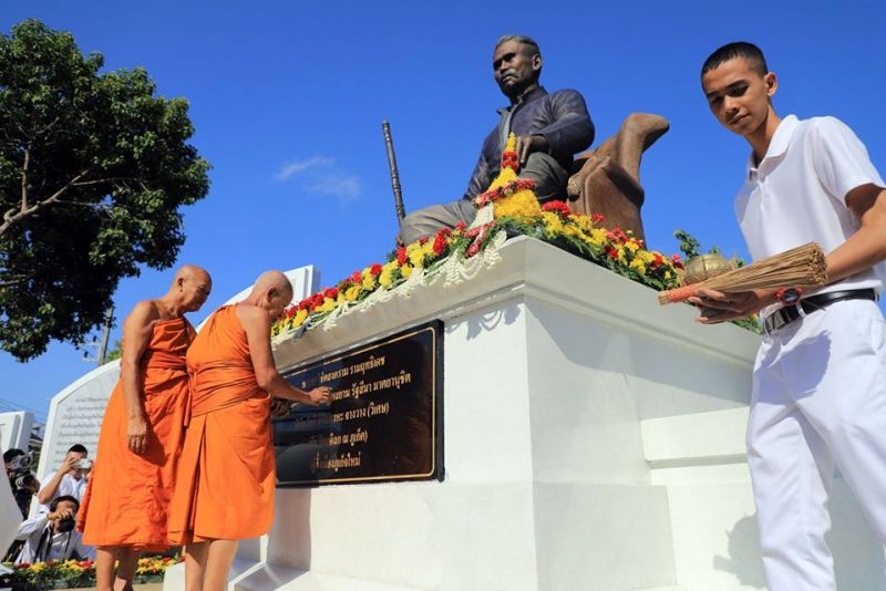 พิธีประดิษฐานรูปหล่อสำริดพระยาวิชิตสงครามฯ ภาพ เทศบาลนครภูเก็ต