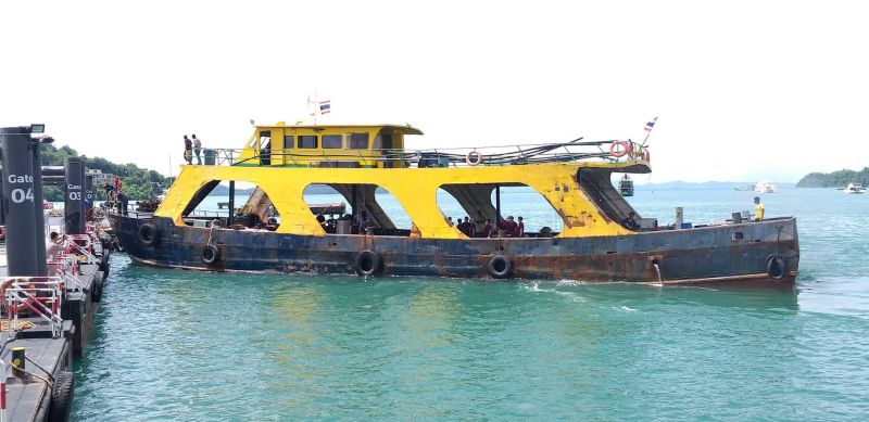 ศรชล.3 บูรณาการตรวจคัดกรองลูกเรือจากสิงคโปร์เดินทางมากับเรือขนส่งสินค้าก่อนขึ้นฝั่งภูเก็ต
