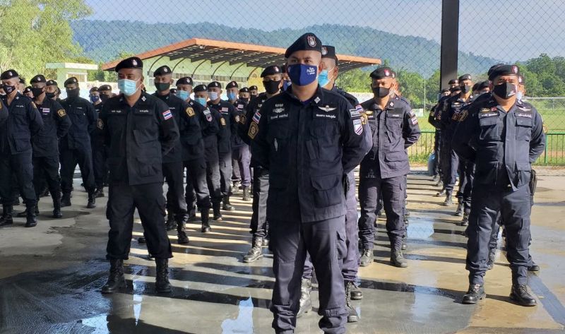 ตำรวจภูธรจังหวัดภูเก็ตพัฒนาทักษะตำรวจปฏิบัติหน้าที่ควบคุมฝูงชนชุมนุมสาธารณะ