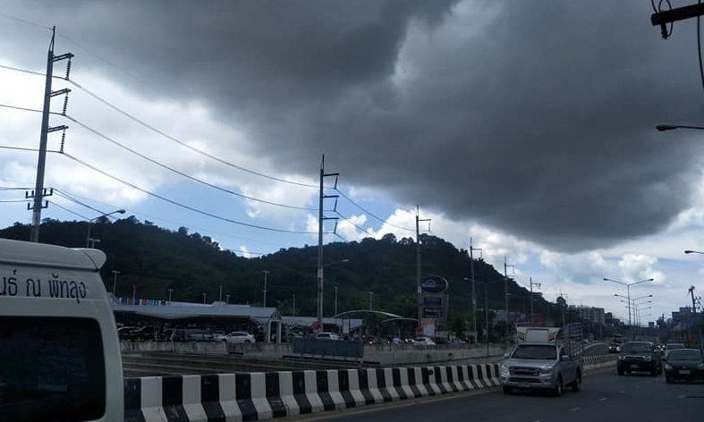 ภูเก็ตมีฝนฟ้าคะนองสูงสุดร้อยละ 80 ตลอดสัปดาห์