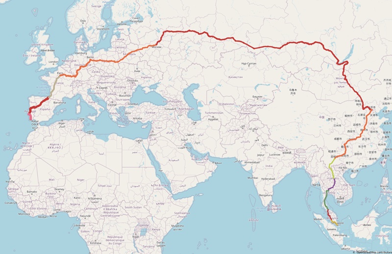 นั่งรถไฟจากไทยไปยุโรป เปิดเส้นทางที่ยาวที่สุดในโลก