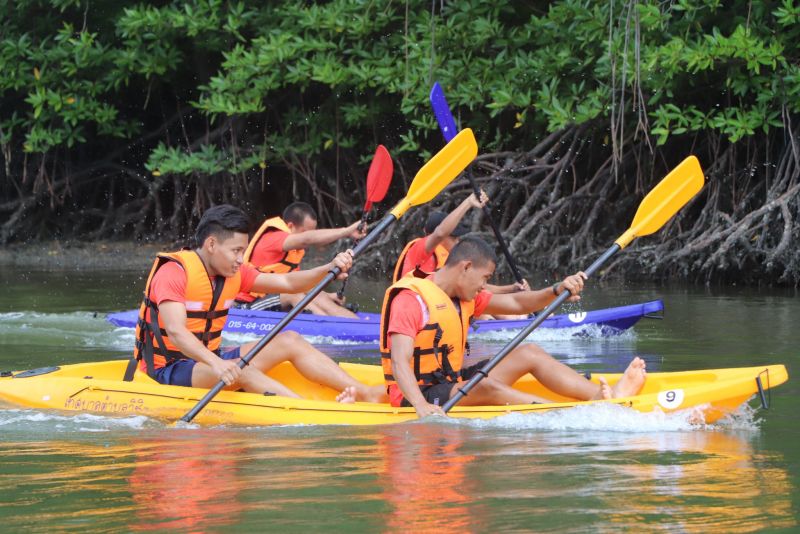 ทต.วิชิต จัดแข่งขันเรือแคนู กองเชียร์ให้กำลังใจอย่างสนุกสนานตลอดการแข่งขัน