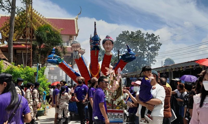 แห่จาดแห่งเดียวในภูเก็ต สืบสานประเพณีวันสารทเดือนสิบ ชุมชนชาวบ้านดอน วัดเทพกระษัตรี