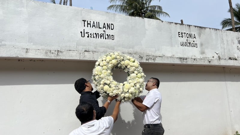 ภูเก็ตจัดพิธี 3 ศาสนารำลึก 18 ปีสึนามิ ณ สุสานไม้ขาว