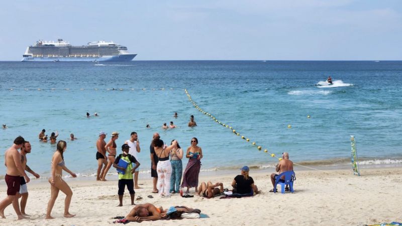 หาดป่าตองคึกคักหลังเรือสำราญ Spectrum of the Seas ทอดสมออีกครั้ง