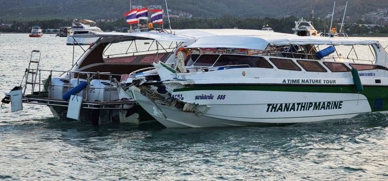 ผลตรวจออกแล้วคนขับเรือชนเสาไฟสัญญาณกลางทะเล พบมีสารเสพติดในร่างกาย