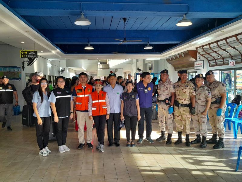 ภูเก็ตบูรณาการหน่วยงานลงพื้นที่ตรวจสารเสพติดผู้บังคับเรือ/คนประจำเรือที่ท่าเทียบเรือรัษฎา