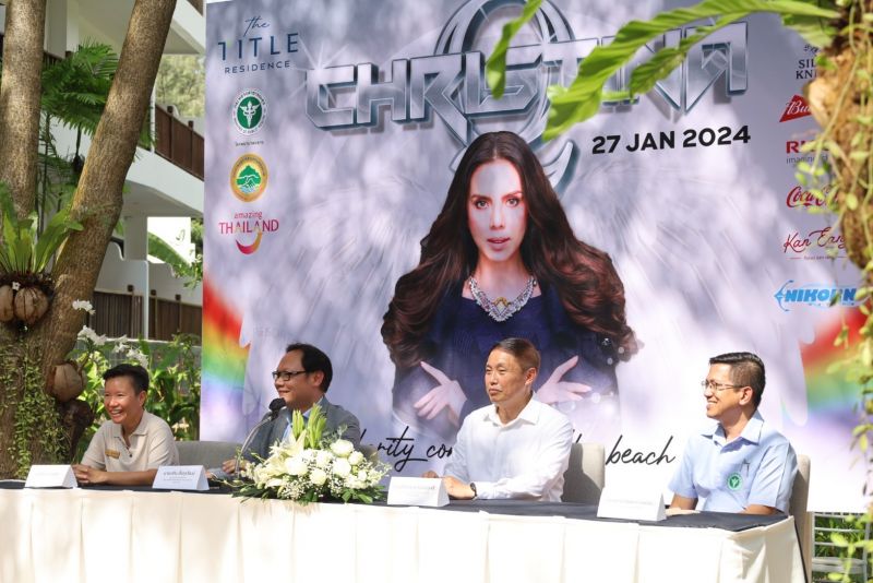 คอนเสิร์ตการกุศล “Christina Q Charity Concert on the beach” มอบรายได้จัดซื้ออุปกรณ์ทางการแพทย์