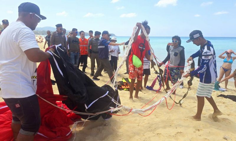 เจ้าของเรือลากร่มตกลงจ่าย 4 แสน เหตุ นทท.จีนประสบอุบัติเหตุบาดเจ็บกระดูกขาหัก