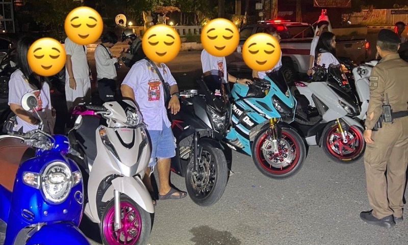 ตำรวจ สภ.เมืองภูเก็ต ตรวจยึดรถแก๊งโจ๋แข่งรถในทาง แถวสะพานหิน ถนนภูเก็ต