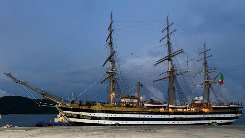 Amerigo Vespucci เรือใบสวยสุดในโลกจากอิตาลี เทียบท่าเรือน้ำลึกภูเก็ต ลงทะเบียนเข้าชมได้แล้ววันนี้