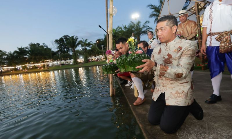 ทต.ศรีสุนทร จัดงาน “ชมเสน่ห์ใต้แสงจันทร์ อธิษฐานวันลอยกระทง ที่บางมะรวน” 13-15 พ.ย.