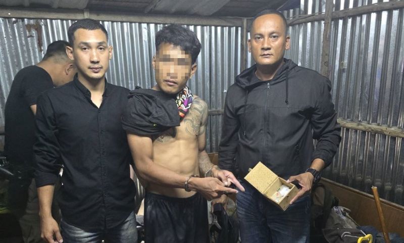 ตร.ถลางรวบพ่อเลี้ยงเมายาตีเด็กหญิง 1 ขวบ และเด็กชายวัย 7 ขวบ
