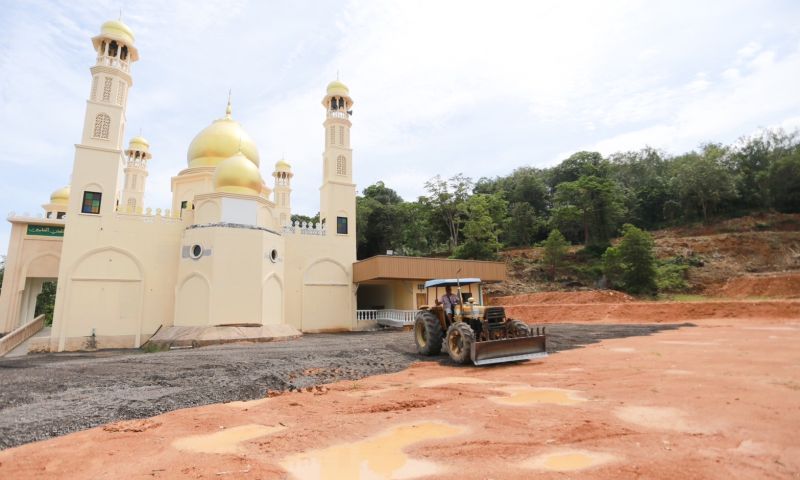 อบจ.ภูเก็ต เตรียมพร้อมพื้นที่รองรับพิธีเปิดอาคารศูนย์อบรมจริยธรรมอิสลามประจำจังหวัดภูเก็ต