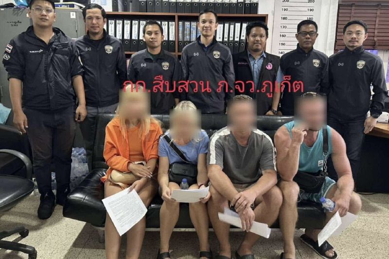 ตำรวจภูเก็ตนำหมายค้นบุกรวบต่างชาติเปิดกิจการผิดกฎหมาย