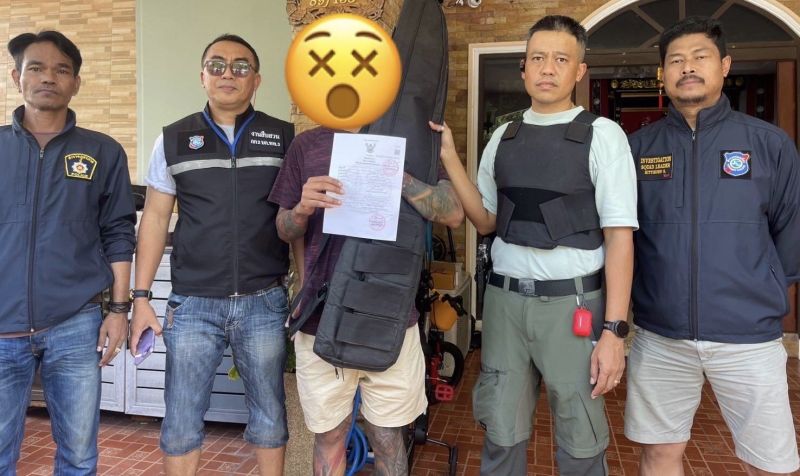 สภ.วิชิต รวบหนุ่มพกอาวุธปืนยาวข่มขู่ในที่สาธารณะ