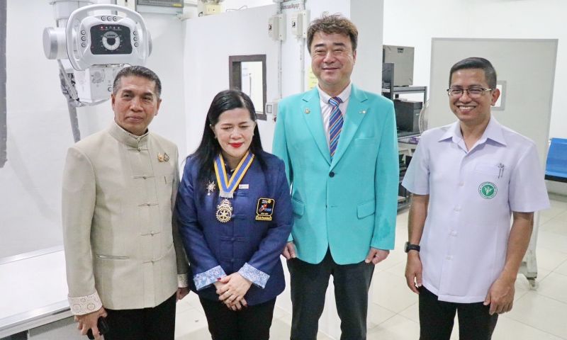 โรตารีเหมืองแร่ภูเก็ตร่วมพันธมิตร มอบเครื่องเอกซเรย์แก่ รพ.ถลาง เสริมศักยภาพการแพทย์