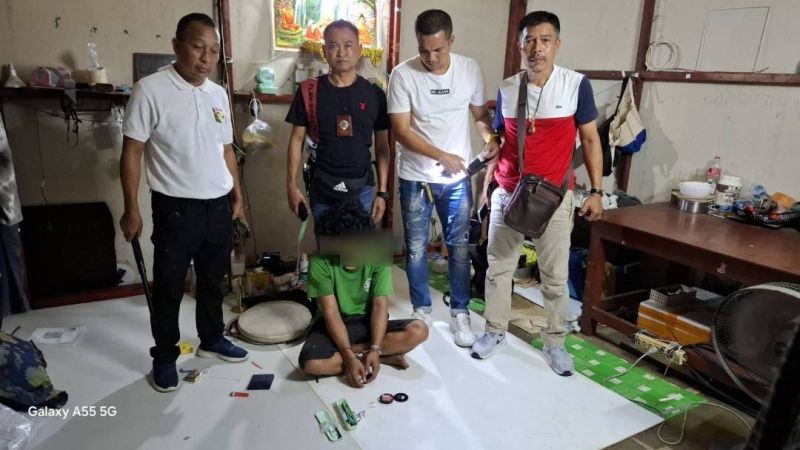 สืบวิชิตรวบหนุ่มพม่าขายยาบ้าในไซต์งาน ผกก.ใหม่เร่งกวาดล้างอาชญากรรมในพื้นที่