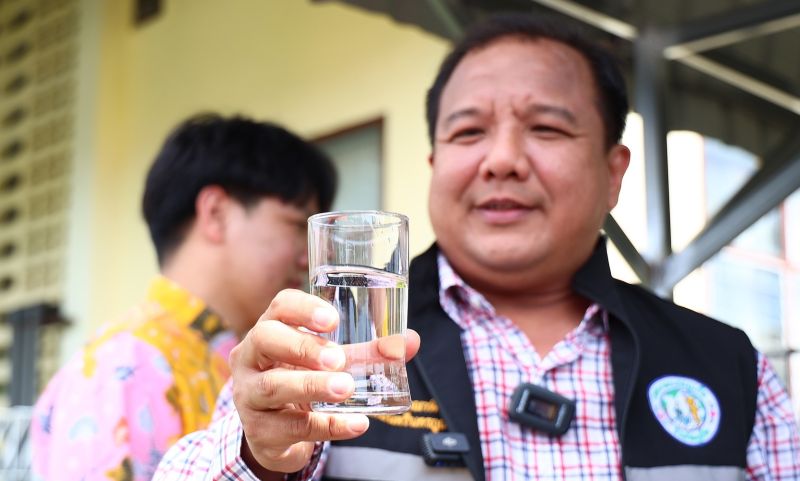 ทน.ภูเก็ต ทดสอบโครงการนำร่อง “น้ำประปาสะอาดดื่มได้” ก่อนปรับปรุงระบบท่อส่งน้ำไปยังบ้านเรือน